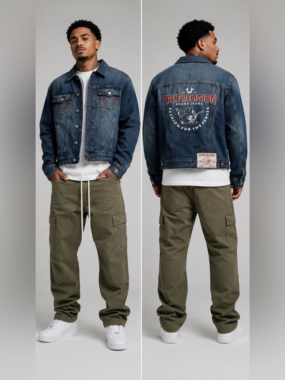 True Religion mens denim jacket